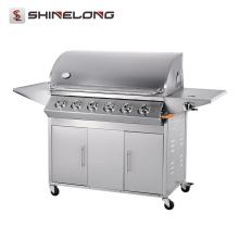2017 ShineLong Hot Sale Smokeless Rotating Professional bbq gas grill